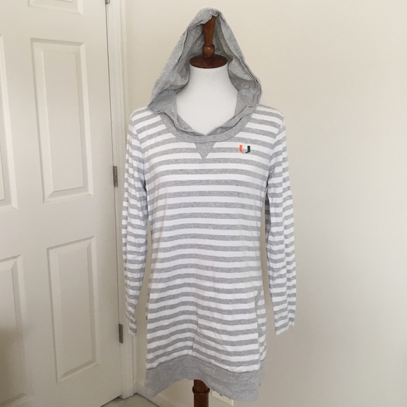 Cutter & Buck Tops - University of Miami hooded pullover